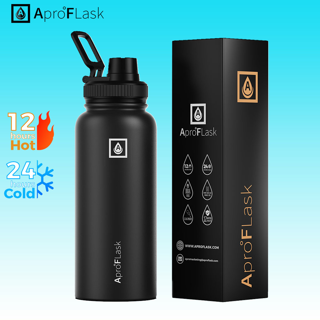 Apro°Flask 32oz Tumbler Hot and Cold Vacuum Insulated Water Bottle ...