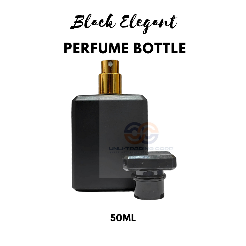 Black Elegant Perfume Bottles (30ml and 50ml bottles)