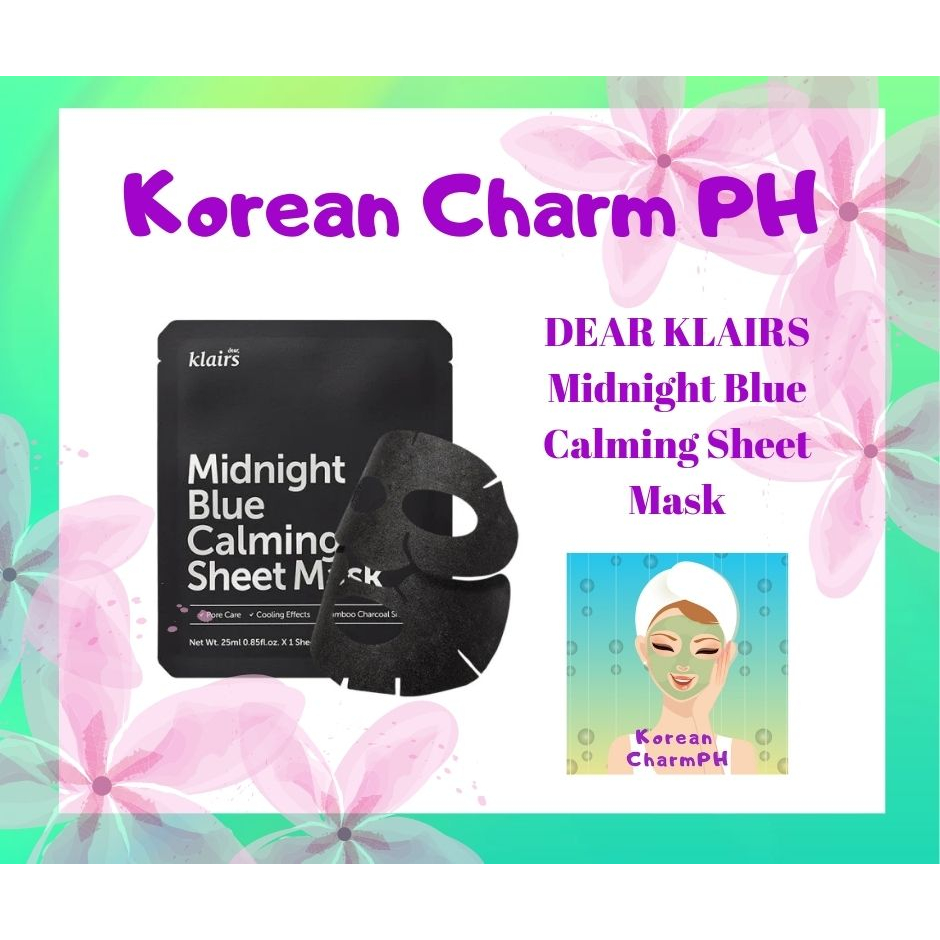 Klairs Midnight Blue Calming Sheet Mask 10pcs