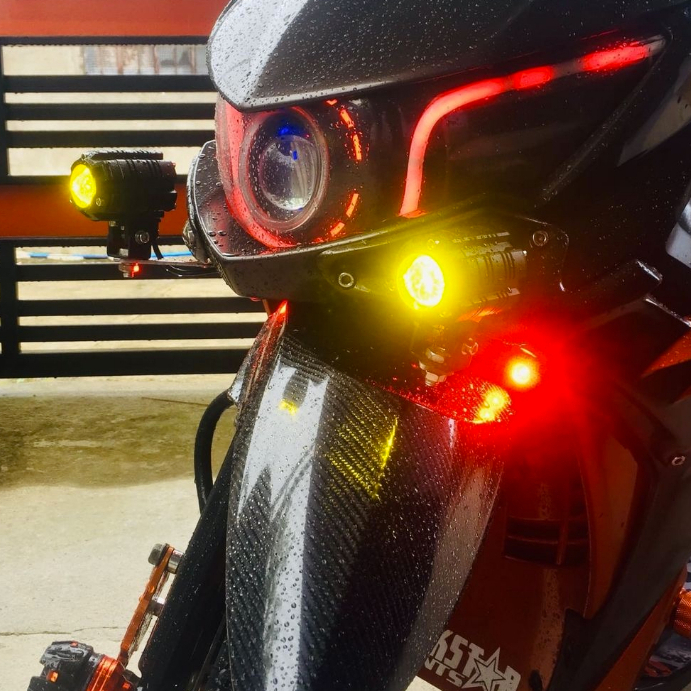 Firefly Mini Driving Light V6 4Wires High and Low Beam White and Yellow ...