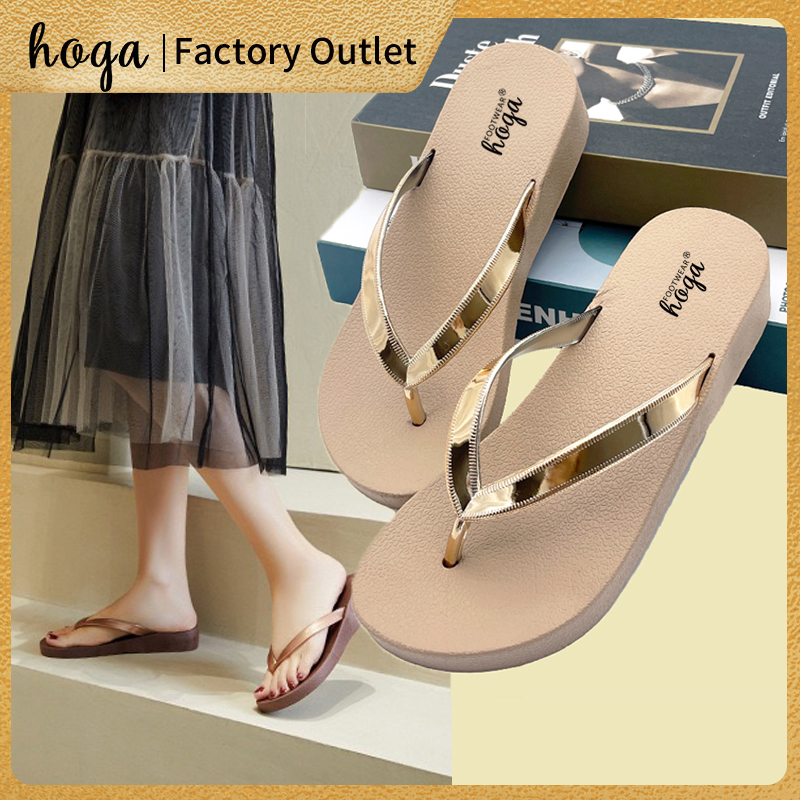 Designer brand metal chain slippers women's summer 2021 new fashion muffin  thick bottom women's versatile sandals - AliExpress