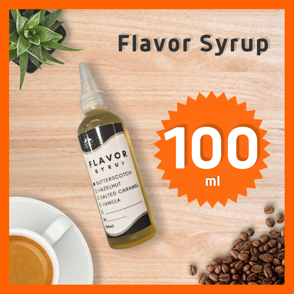 Flavor Syrup for Coffee Butterscotch, Hazelnut, Salted Caramel, Vanilla 100ml BAGUIO FEELS