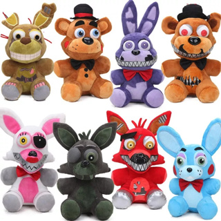 New Sundrop Moondrop FNAF Plush Toys Daycare Attendant Five Nights At  Freddy's Foxy Freddy Stuffed Gift