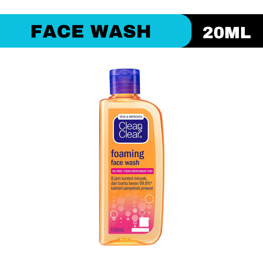 Clean and Clear Foaming Face Wash 20ML Shopee Philippines