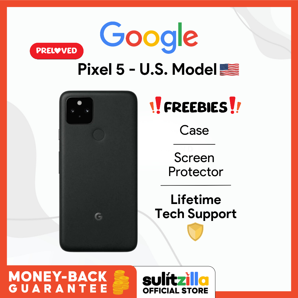 Google Pixel 5 128GB Just Black Good Condition with Freebies and