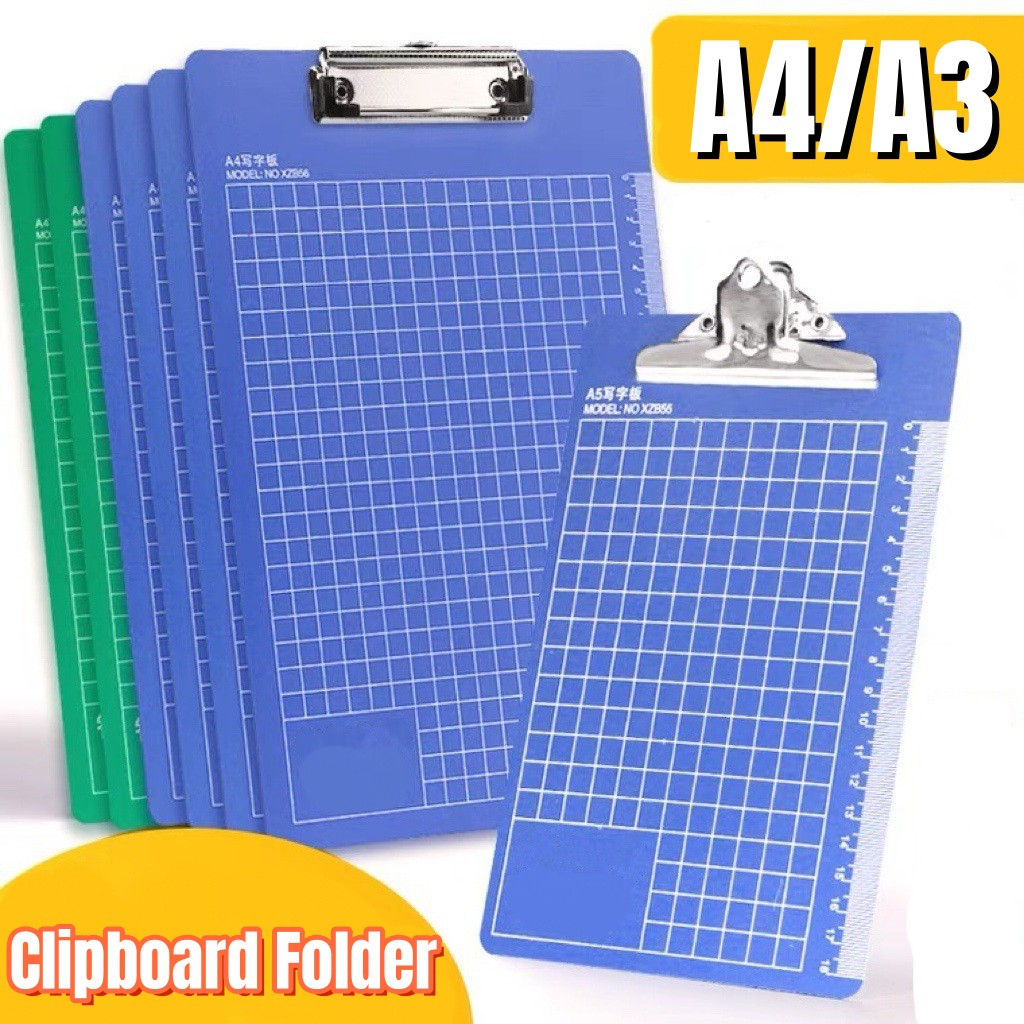 A4(23*31.5)CM Clipboard Clip Board With ScalePaper Organizer Hangable