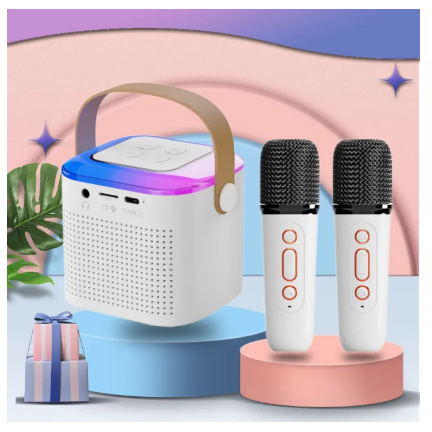 Karaoke speaker with mic Bluetooth speaker with microphone 3D Stereo ...