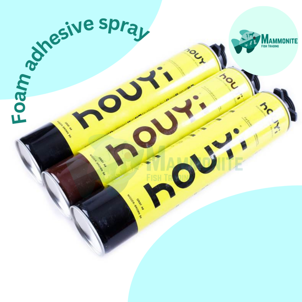 Houyi Foam Adhesive Spray for Ecological Landscaping Polyurethane Foam Adhesive Spray 900g