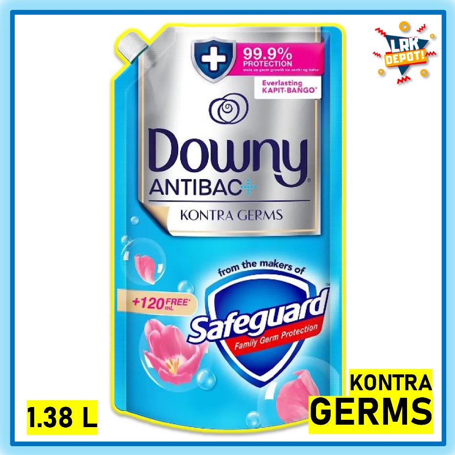 Downy Kontra GERMS Antibac Fabric Conditioner Softener (REFILL PACK) 1.38 L Shopee Philippines