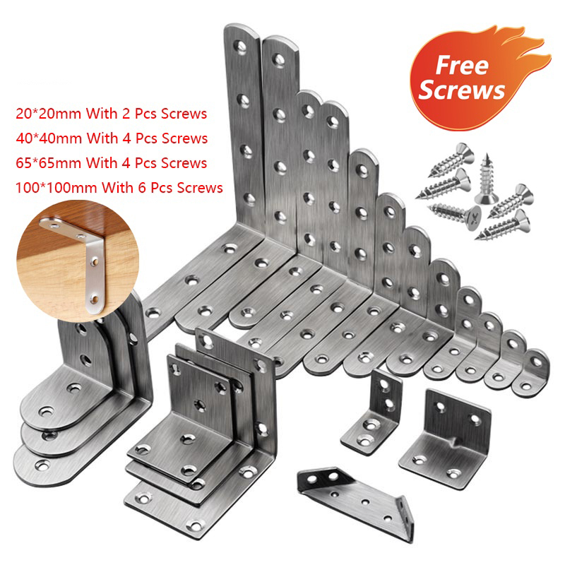 Angle Corner Bracket Triagle Brace Shelf Thickened Fasteners Protector