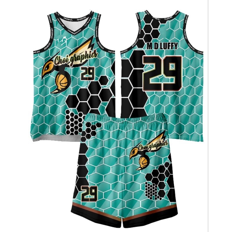 Basketball Full Sublimation Change Team Name and Number Shopee