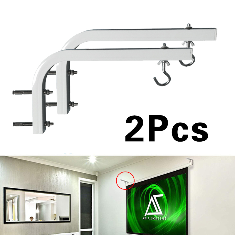 Projector Screen LBrackets Adjustable Wall Mount Projector Screens Hanging Bracket Shopee