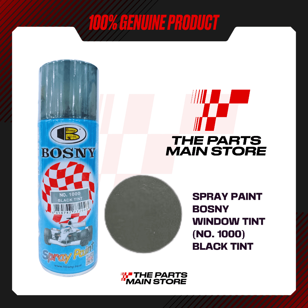 BOSNY SPRAY PAINT WINDOW BLACK TINT [1000] Shopee Philippines