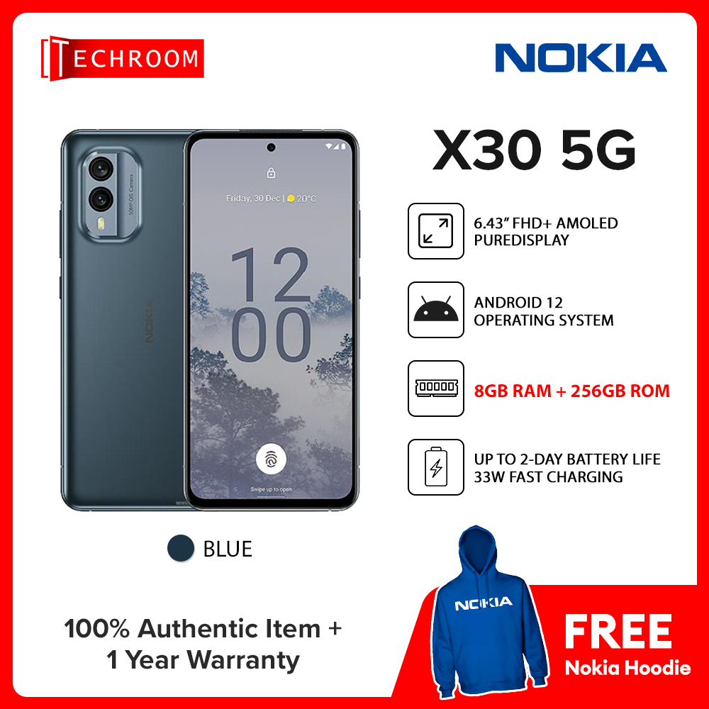 Nokia X30 8GB+256GB Smartphone | 6.43