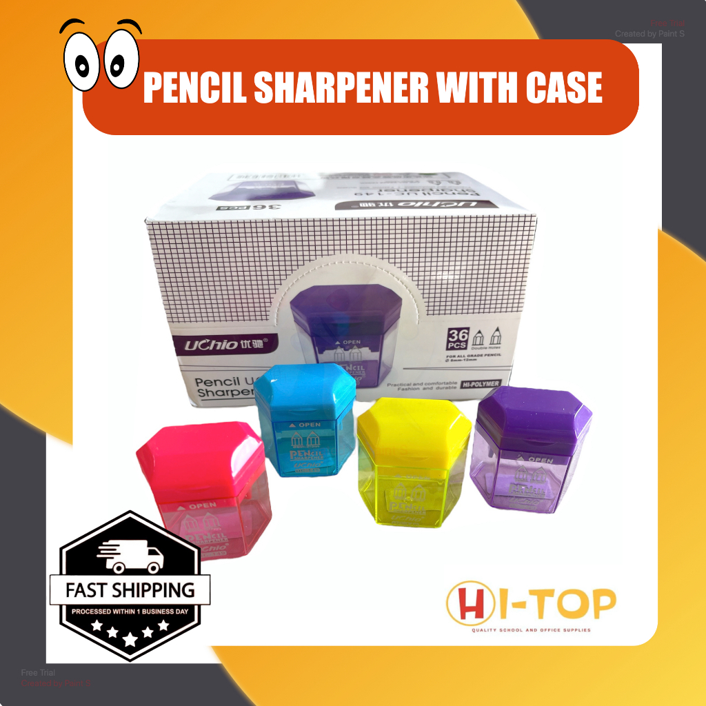 Pencil Sharpener For Kids 2Hole Sharpener Student Stationery School