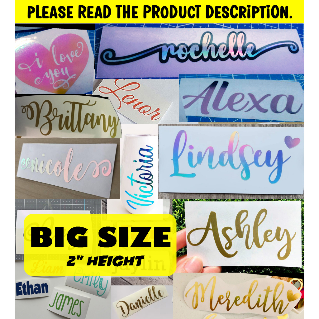 Cheapest Custom Name BIG SIZE / Pantry Sticker Vinyl Decal Kitchen