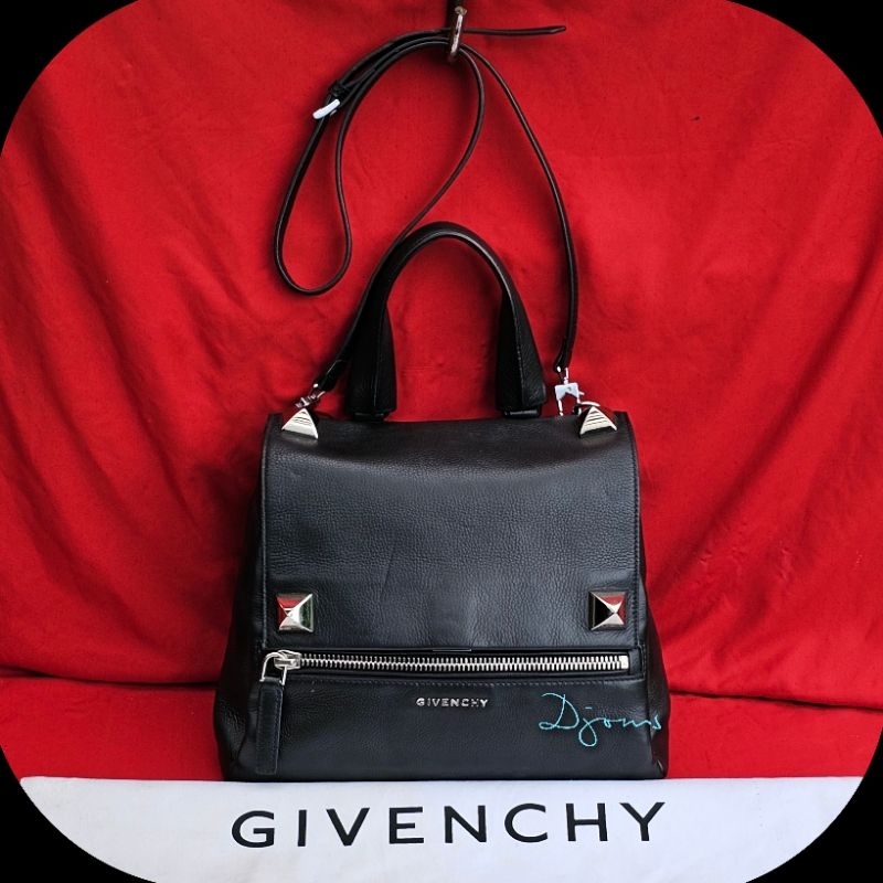 Givenchy Pandora Pure Soft Giant Studs 2way Tote Sling Bag Shopee