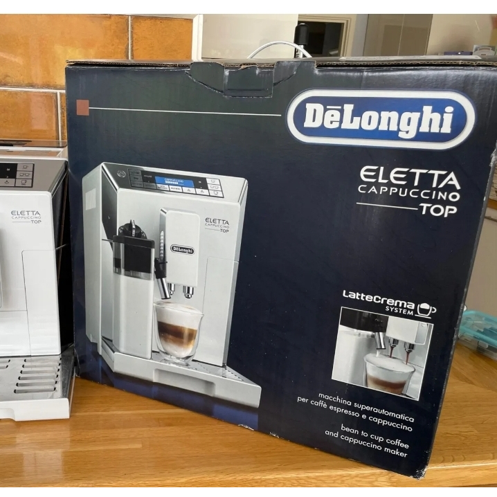 DeLonghi Eletta Cappuccino Top Fully Automatic Coffee Machine White
