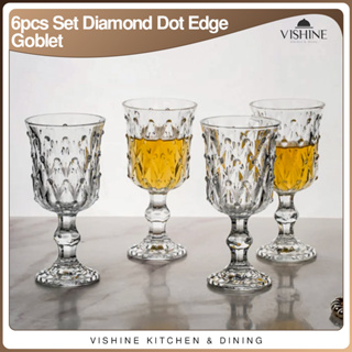 1pc Glass Cup, Creative Irregular Goblet For Kitchen