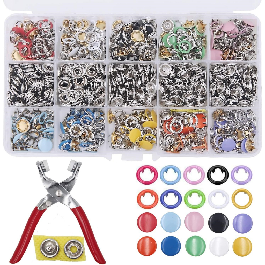 152 Pieces Canvas Snap Kit With Tool, 3/8 Stainless Steel Screw Boat  Canvas Snaps Fastener Heavy Duty Metal Marine Button - Buy 152 Pieces  Canvas Snap Kit With Tool, 3/8 Stainless Steel