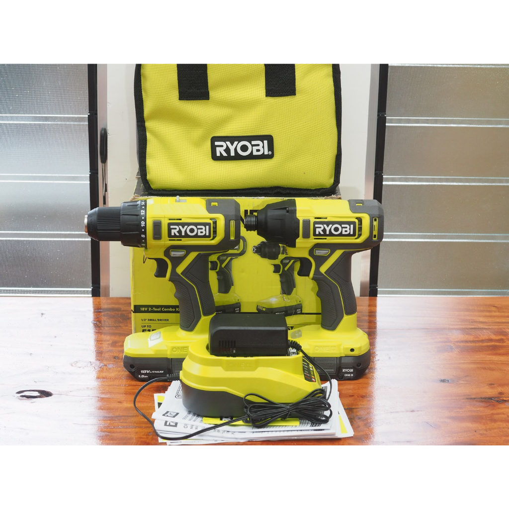 Ryobi ONE+™ 18V Cordless PCL235 Impact Driver + PCL206 Drill/Driver Kit