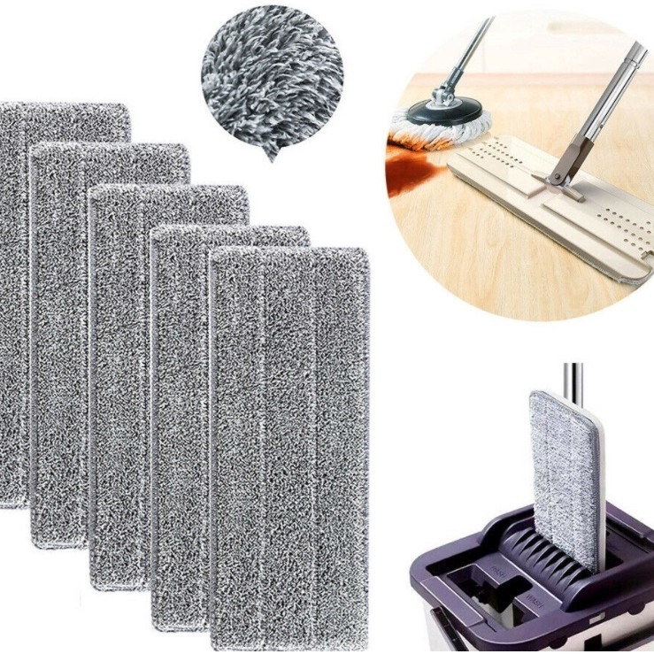 1Pcs Cleaning Mop Cloth Replacement Washable Spray Mop Dust Household