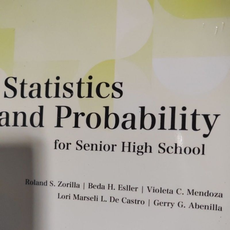 Statistics And Probability SHS Textbook | Shopee Philippines