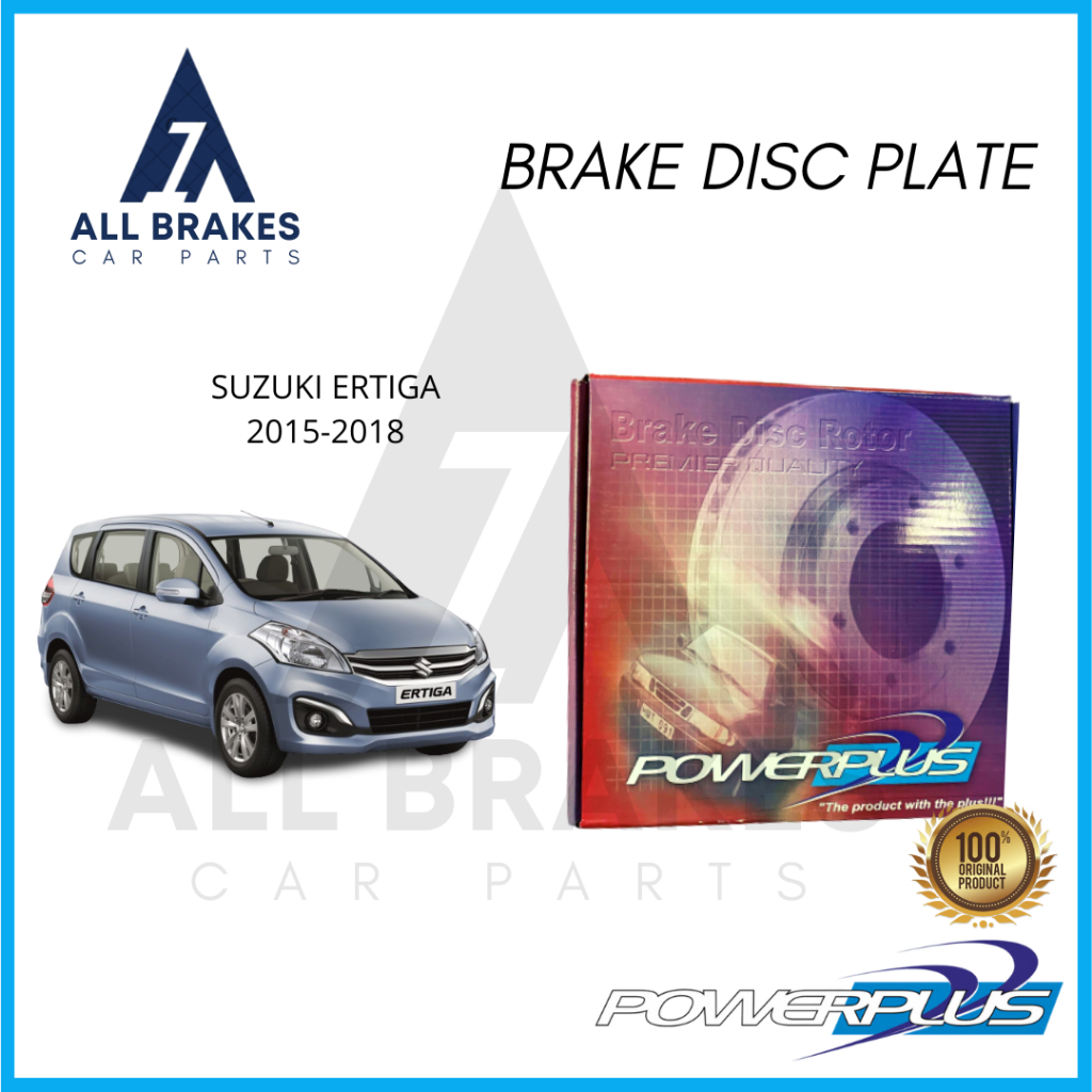 Powerplus Rotor Disc Brake Plate Front for Suzuki ERTIGA ALL 20152022