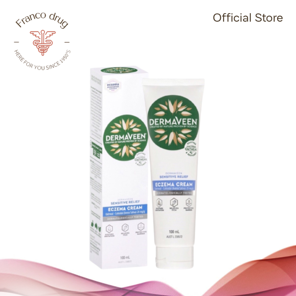 Dermaveen Sensitive Relief Eczema Cream 100ML & 500ML | Shopee Philippines