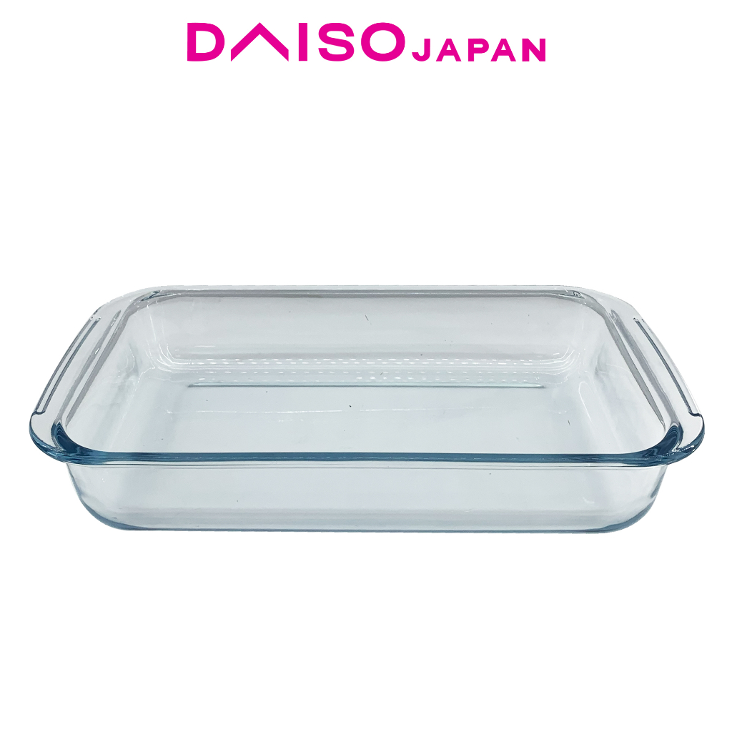 Daiso Rectangular Glass Baking Dish (1L) Shopee Philippines