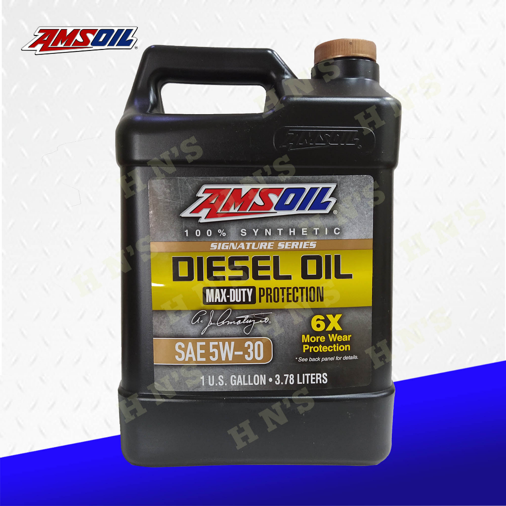 AMSOIL Signature Series 5W-30 Max Duty Fully Synthetic Diesel Engine ...