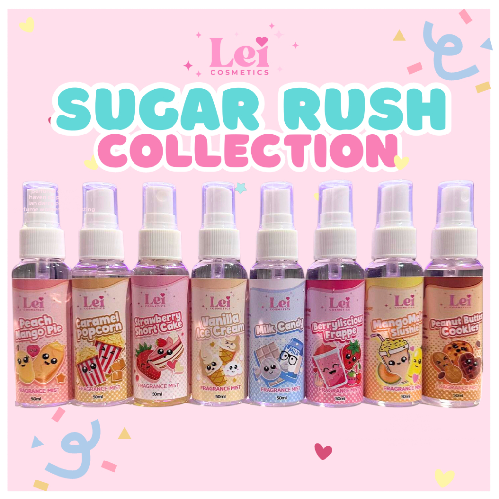 LEI COSMETICS Sugar Rush Collection perfume dessert cologne fragrance ...