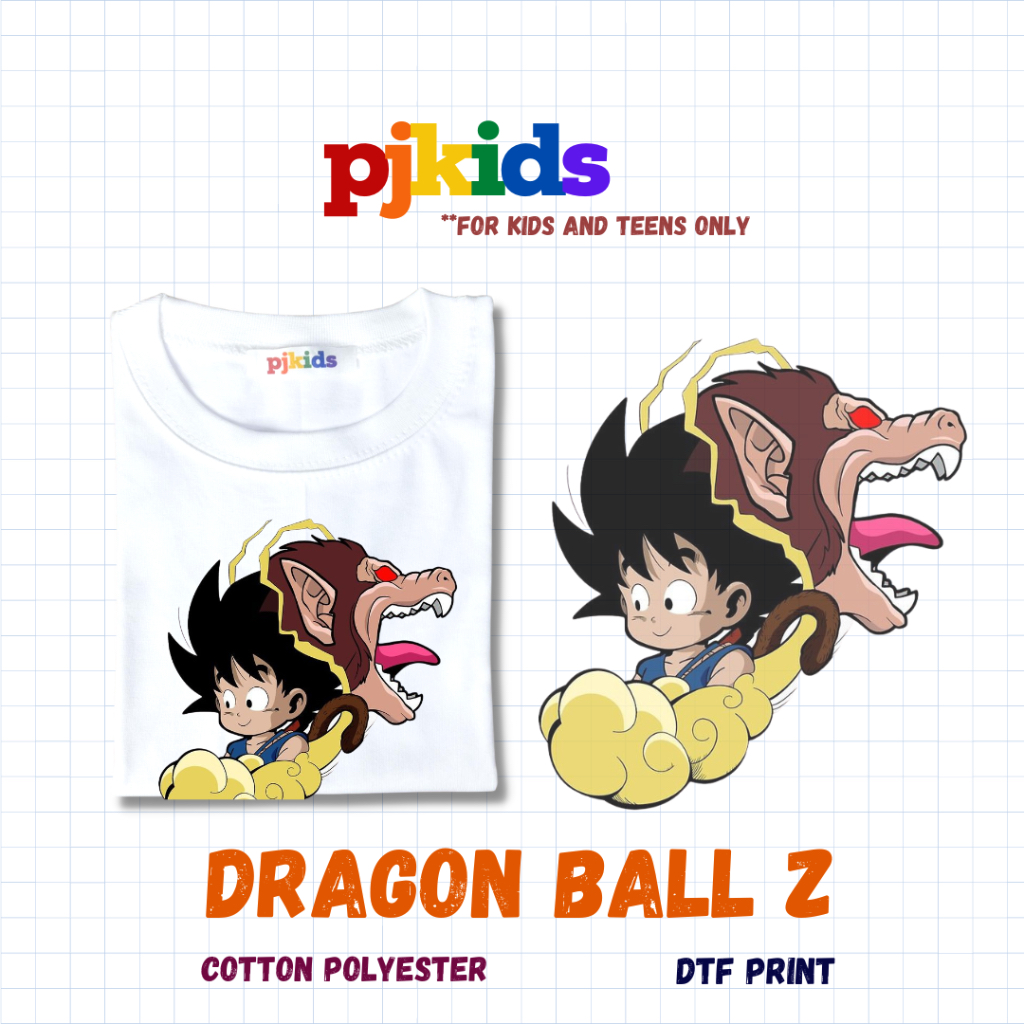 DRAGON BALL Z MASTER BUTEN PEACE II KIDS TSHIRT II ANIME TSHIRT II KIDS ...