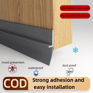 1pc Door Bottom Door Seam Sealing Strip Dust Proof And Noise Proof Modern  Simple Wooden Door Door And Window Thickened Three Layer Dust Proof  Adhesive And Acoustic Rubber Strip - Home 