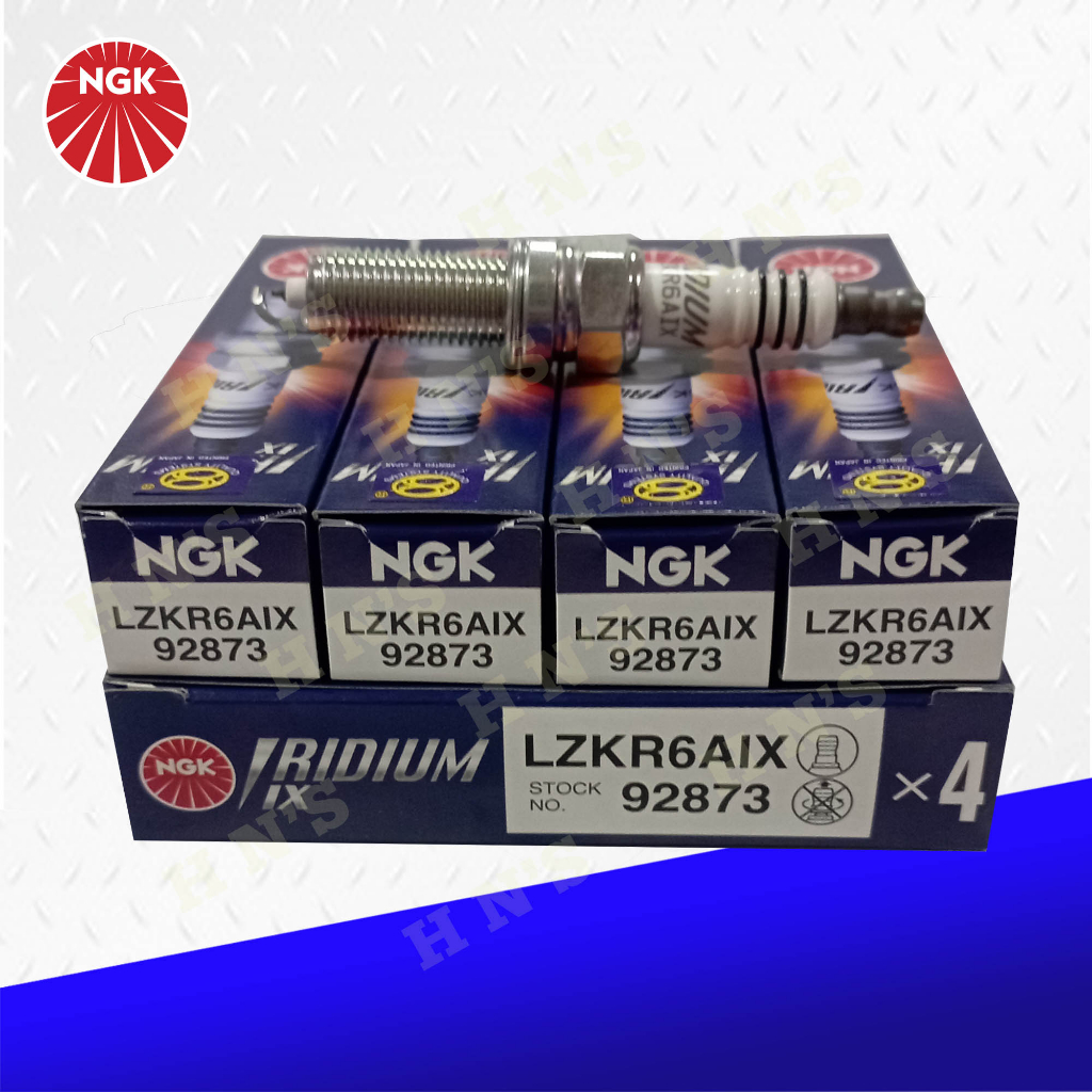 NGK LZKR6AIX Iridium IX Spark Plug for Hyundai ( Set of 4 ) Hyundai
