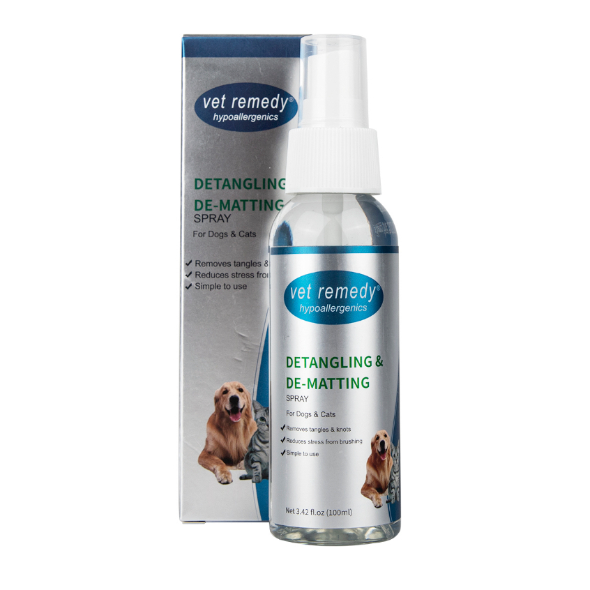 Vet Remedy Detangling & De-Matting Spray for Dogs & Cats 100ml | Shopee ...