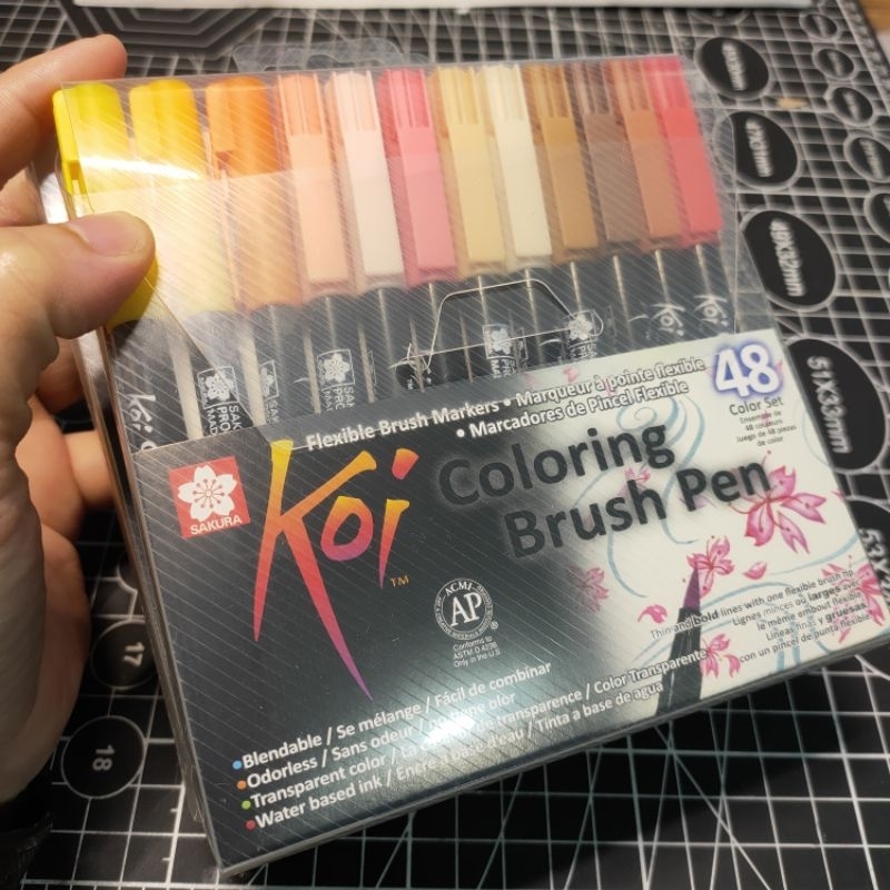 artistshades* Sakura Koi Coloring Brush Pen 48 Color set