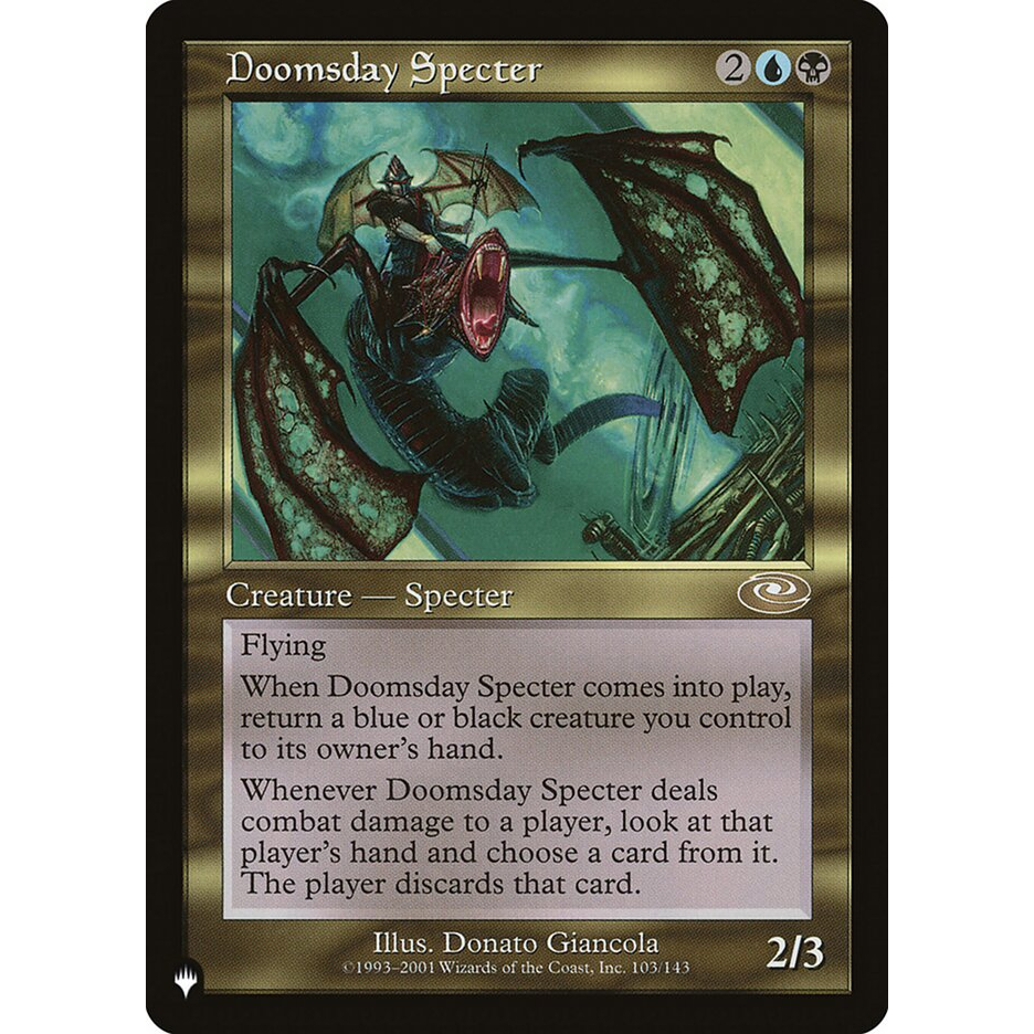 Doomsday Specter - The List Card | Shopee Philippines