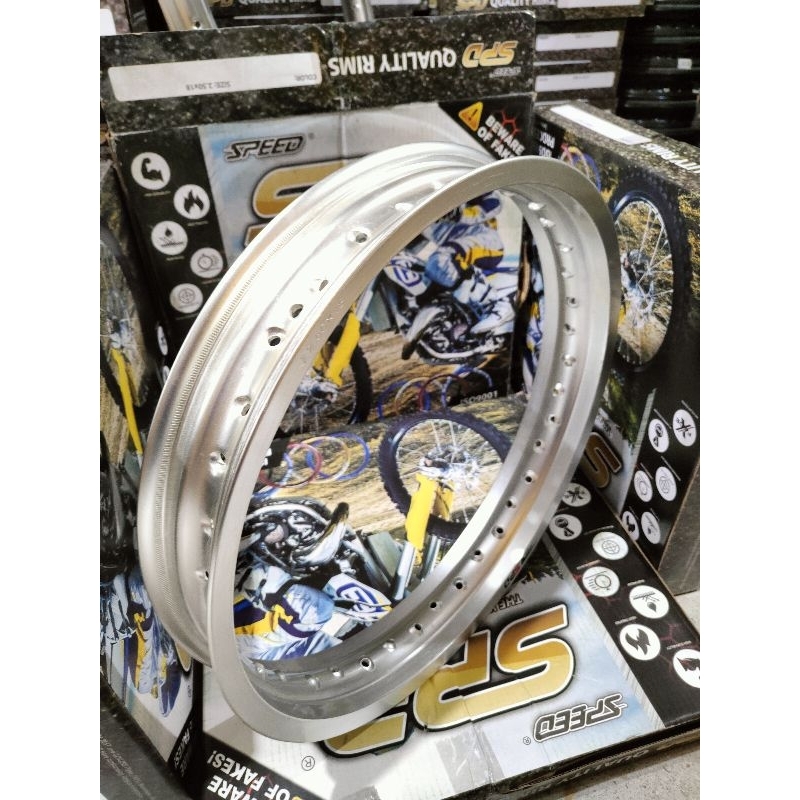 Rim 2.50-18 Silver SPD Alloy / 36 holes | Shopee Philippines