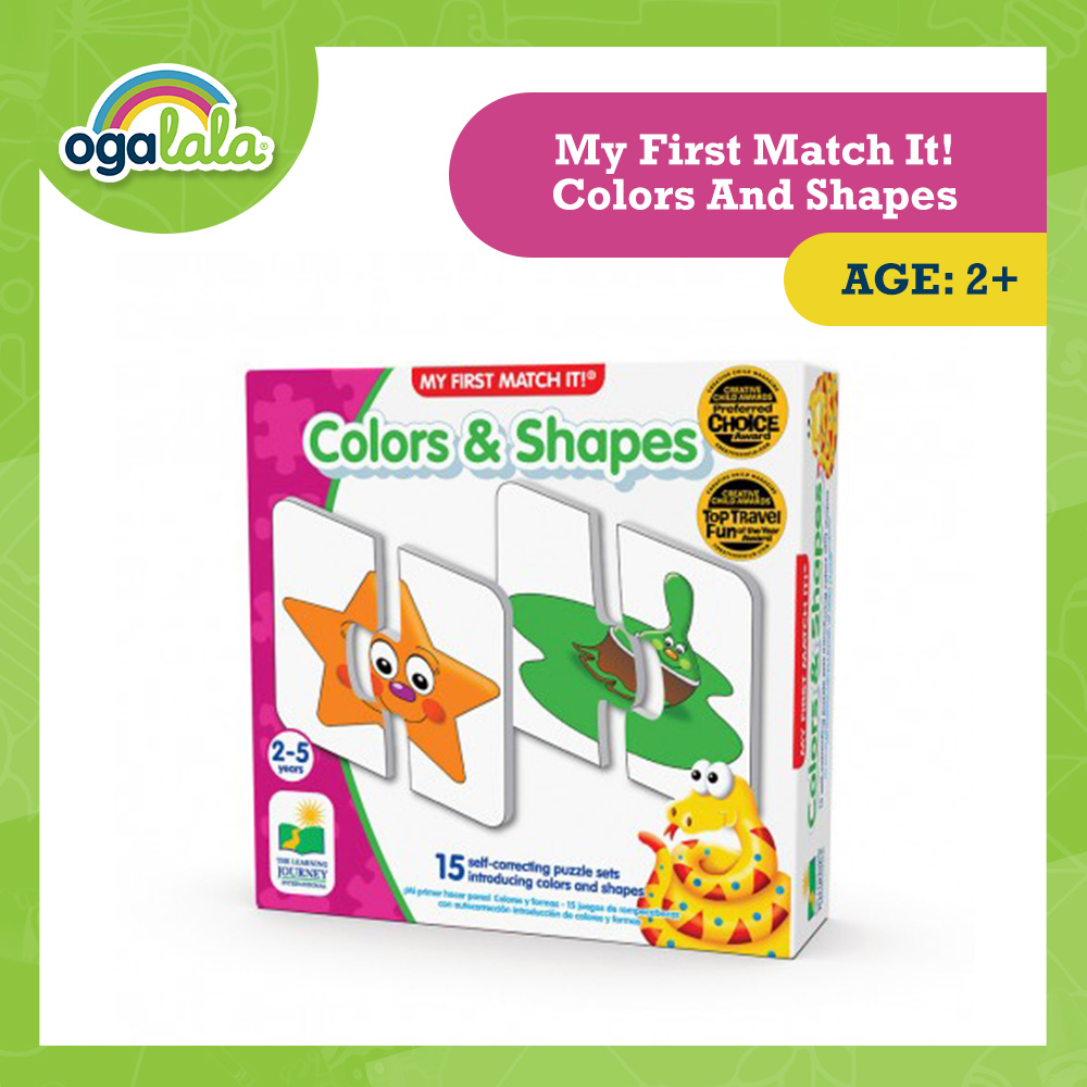 The Learning Journey My First Match It - Colors and Shapes | Shopee ...