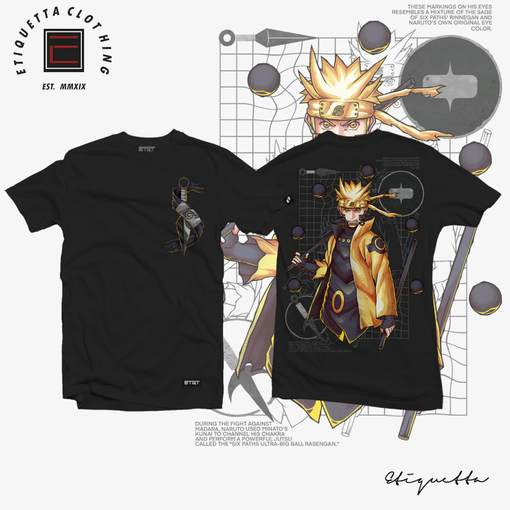 Anime Shirt - Unisex - ETQTPH Official - Naruto - Uzumaki Naruto v4 |  Shopee Philippines