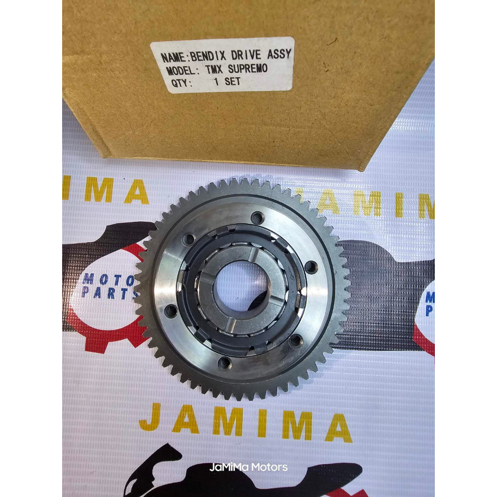 JMM BENDIX DRIVE ASSY WITH GEAR TMX SUPREMO / XR125 / XR150 YSK BRAND ...