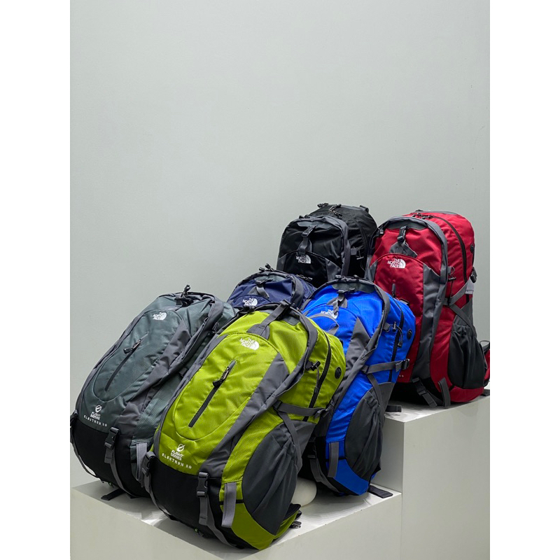 9018 The North Face Mountain HiKing Travel/Outdoor Backpack With Steel