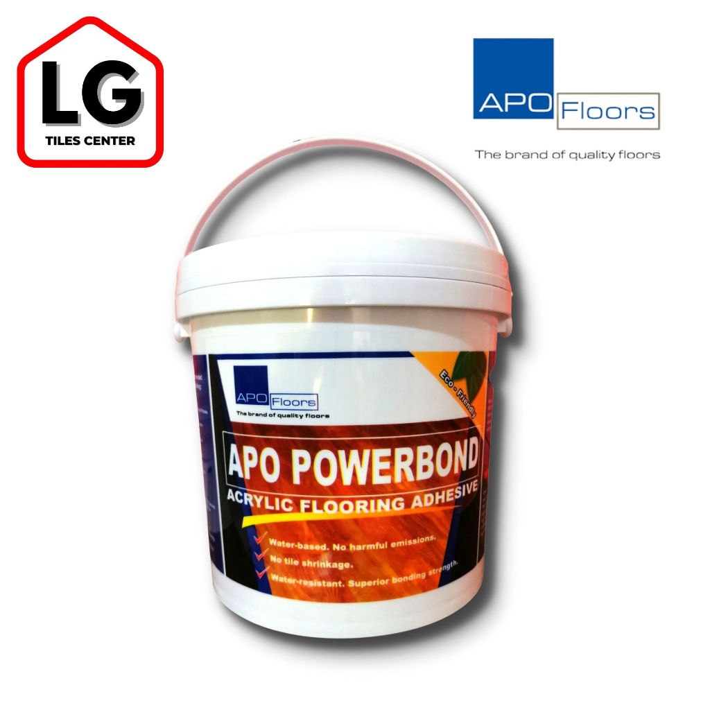 Apo Floors Power bond Acrylic Flooring Adhesive For Vinyl Tiles (5Kg) Shopee Philippines