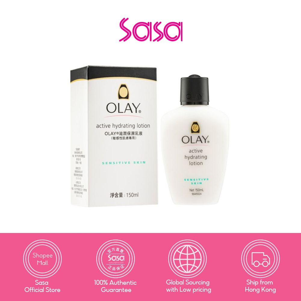 Olay Active Hydrating Lotion (For Sensitive Skin) 150ml | Shopee ...