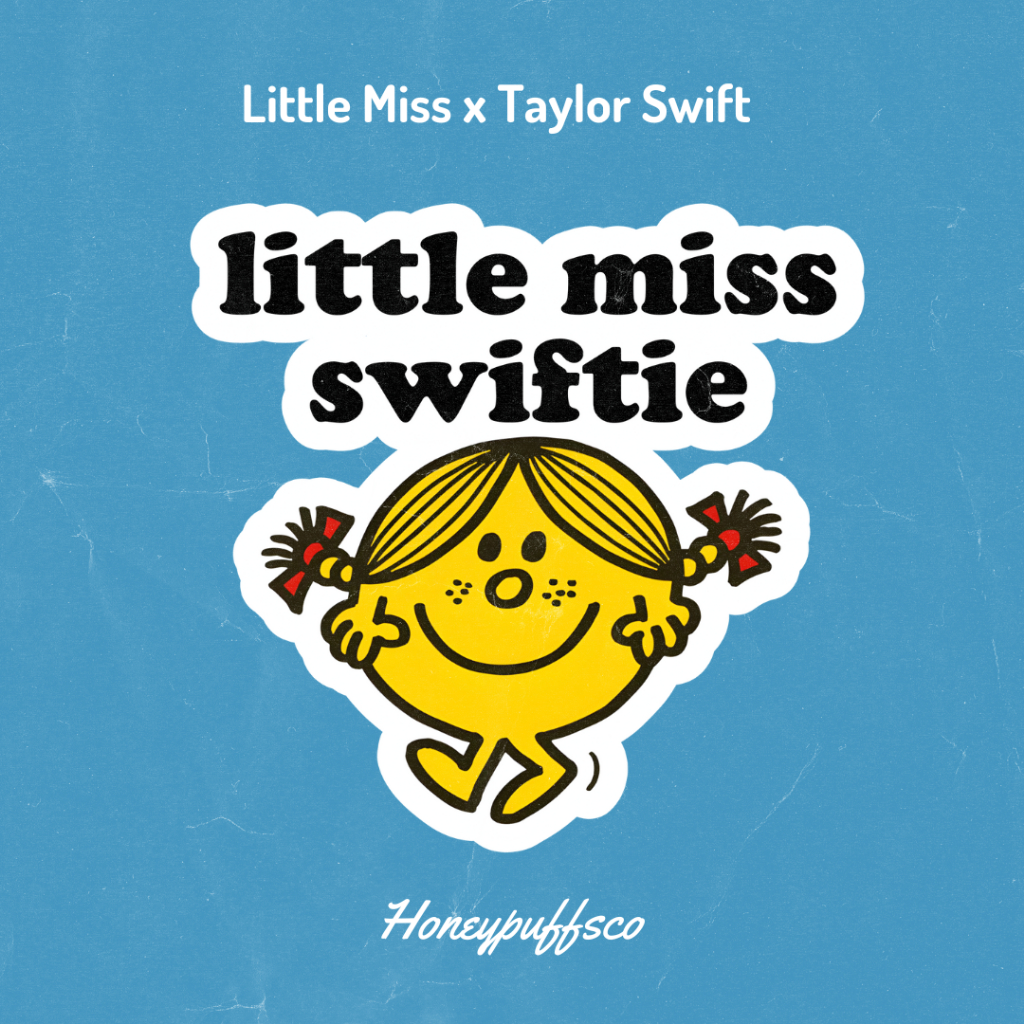 Little Miss Swiftie x Taylor Swift Waterproof Vinyl Sticker | Shopee ...