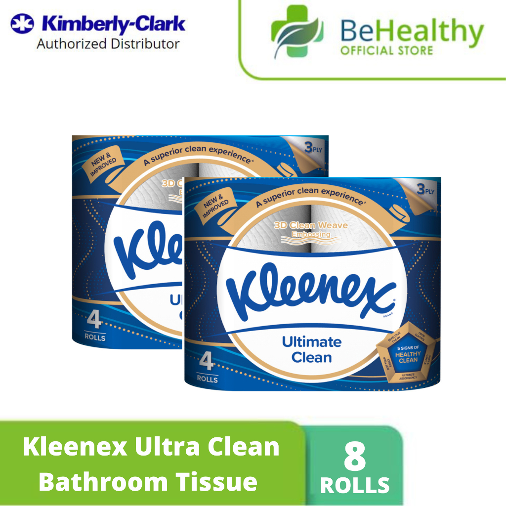 Kleenex Ultra Soft Bathroom Tissue Roll X Shopee Philippines