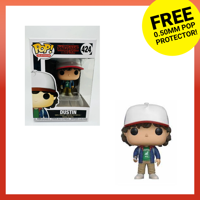 Television Stranger Things Dustin #424 Funko Pop Vinyl Figure