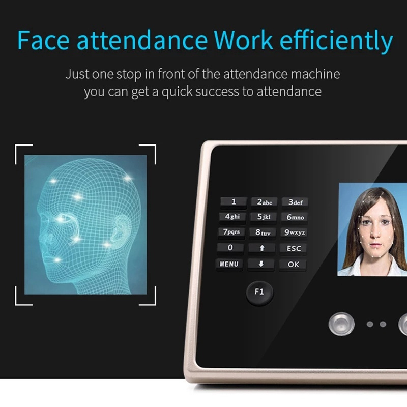 【CYT】FA02 Biometric Fingerprint and Facial Recognition Time Clock Time ...