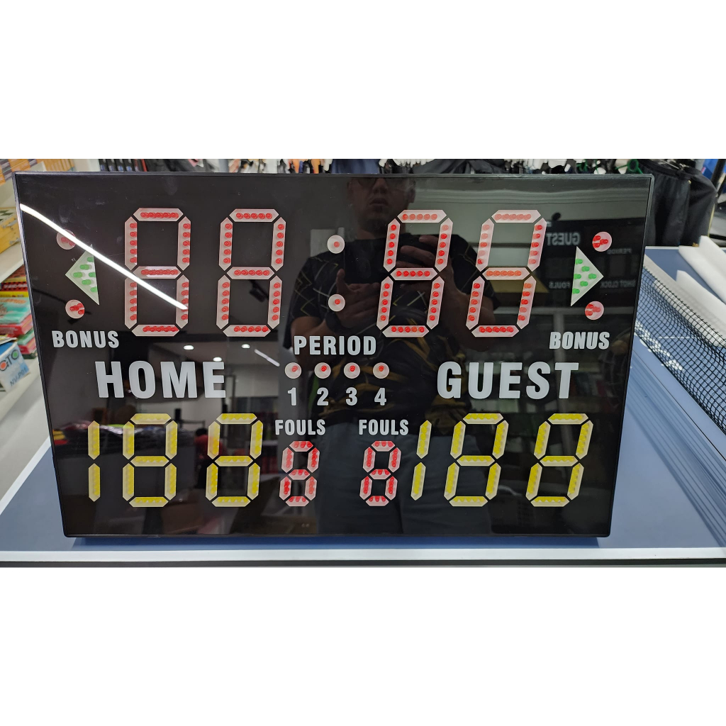Prospec LED Basketball Scoreboard Wireless Controller Basketball Timer